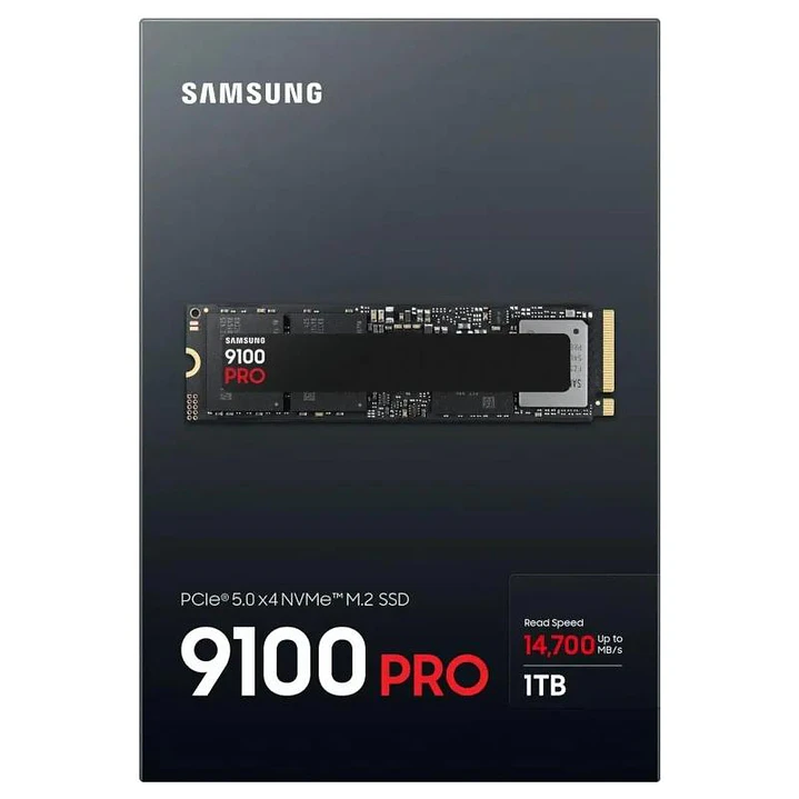 Samsung 9100 PRO SSD 1TB PCIe 5.0 14700 MB-s 2