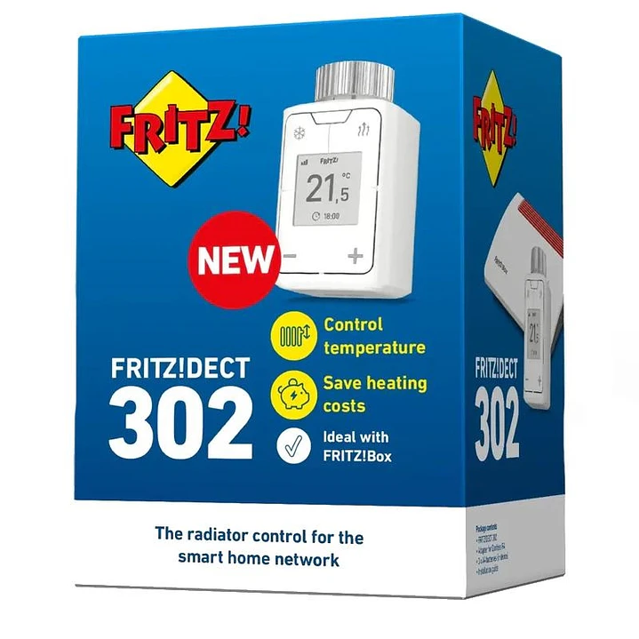 FRITZ!DECT 302 Intern. Válvula Control Radiador 1