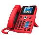Fanvil X5U Rojo 16 líneas SIP 1 pantalla lateral - Miniatura 2