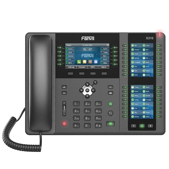 Fanvil X210, 20 líneas SIP, 106 teclas DSS 1