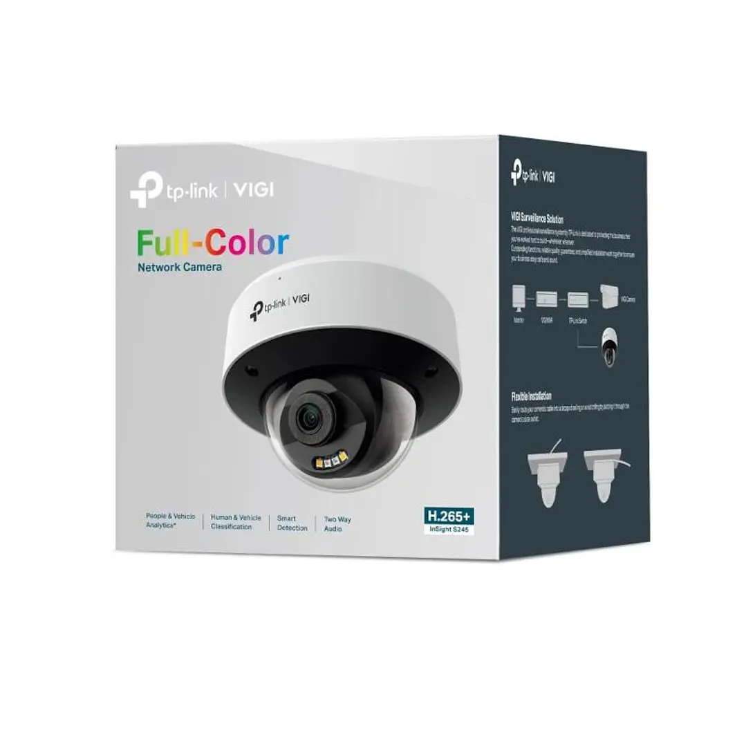 VIGI S245(2.8mm) Cámara NW Dome 4MP Full-Color 4