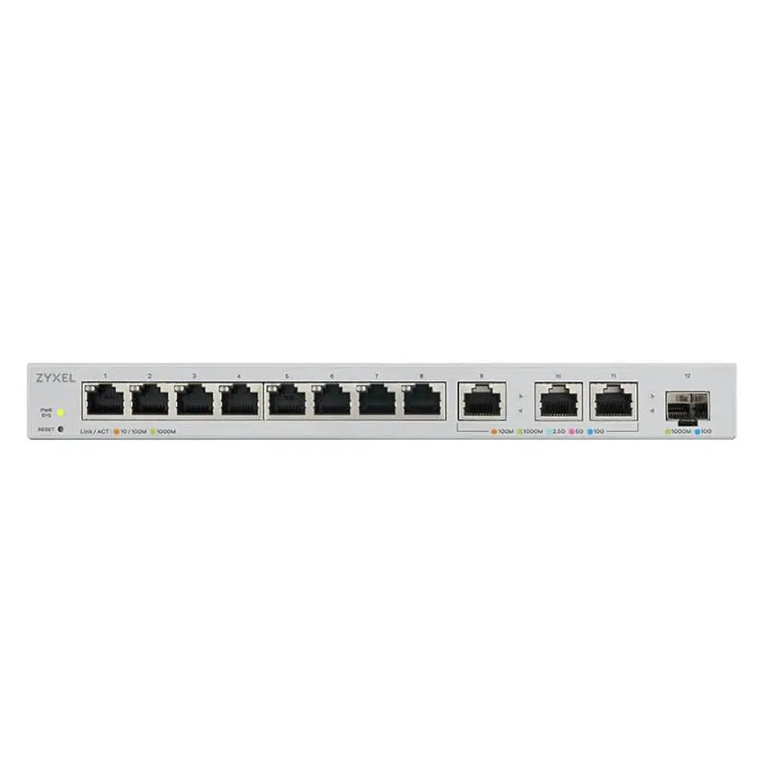 Zyxel XGS1250-12 Switch 8xGb 3xmGig 1/2.5/5/10G 1x 2
