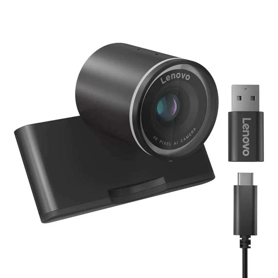 Lenovo WebCam 8 MP 4K Ultra HD USB-C Negra 2