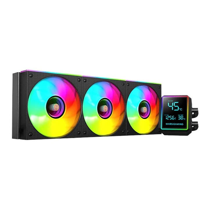 MARS GAMING Refrig. Líquida MLLCDPRO360 AIO NEGRO 1