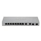 Zyxel XGS1010-12 v2 Switch 8xGb 2x2.5G 2xSFP+ - Miniatura 3