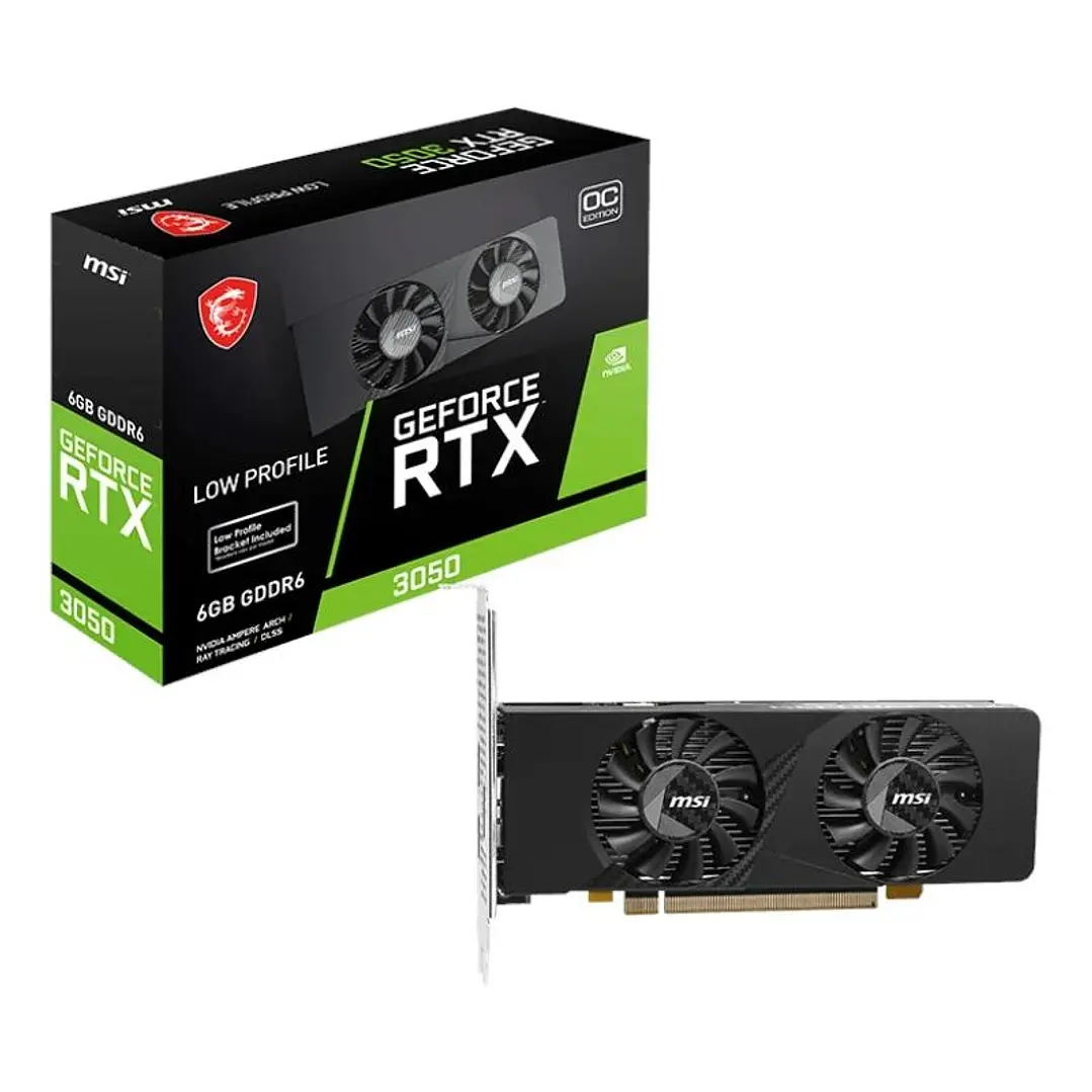 MSI VGA NVIDIA RTX 3050 LP E 6G OC DDR6 1