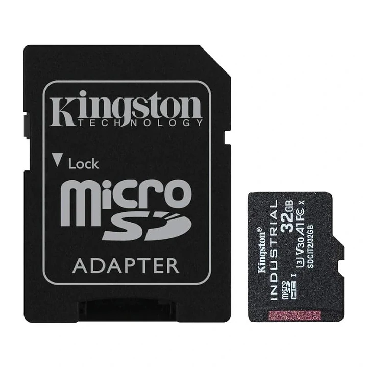 Kingston MicroSD Industrial 32Gb con adaptador 1