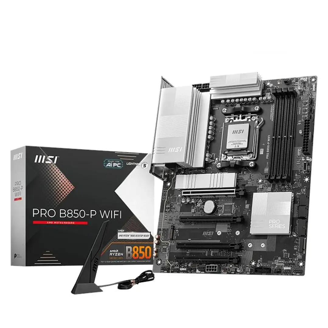 MSI Placa Base PRO B850-P WIFI DDR5 ATX AM5 4