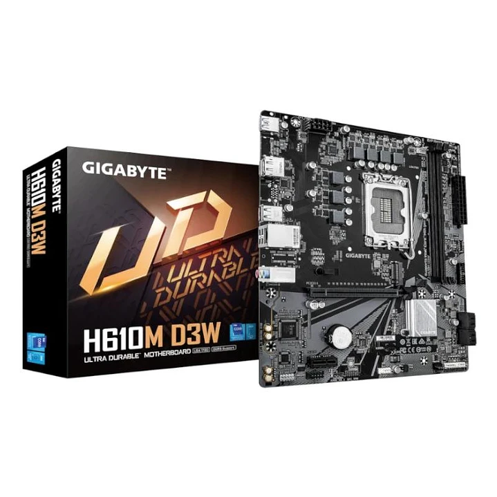 Gigabyte Placa Base H610M D3W DDR5 mATX 1700 1