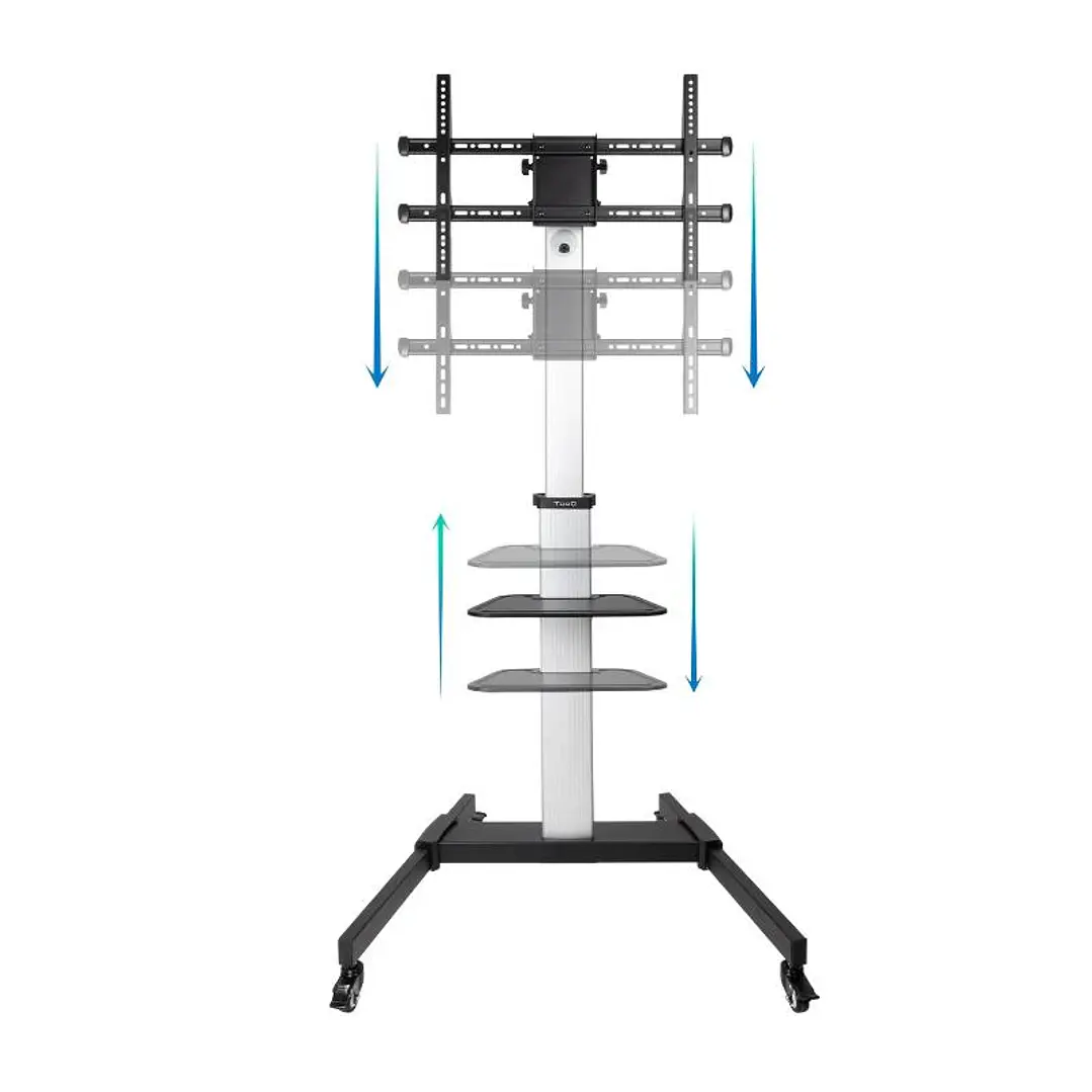 Tooq FS1886M-B Soporte suelo ruedas Hera 37