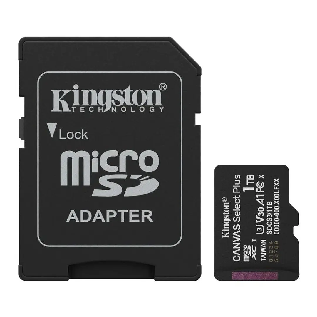 Kingston SDCS3/1TB microSD XC Gen3 150MB/s 1 1