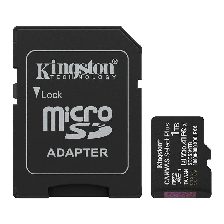 Kingston SDCS3/1TB microSD XC Gen3 150MB/s 1 1
