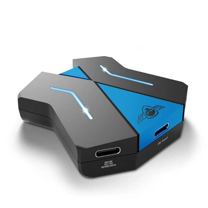 Spirit of Gamer Hub Crossgame negro y azul 1