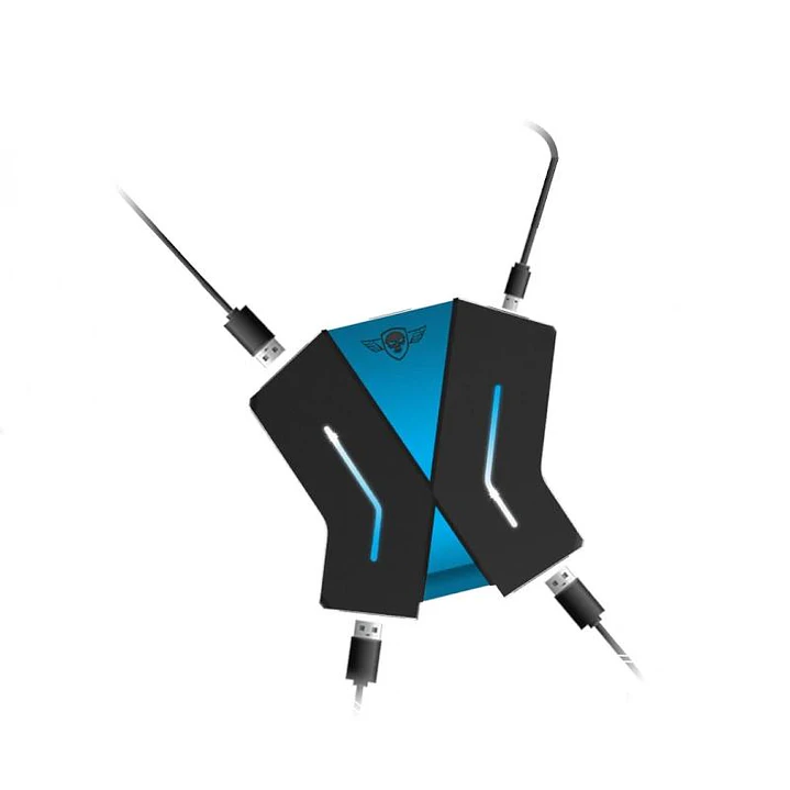 Spirit of Gamer Hub Crossgame negro y azul 2