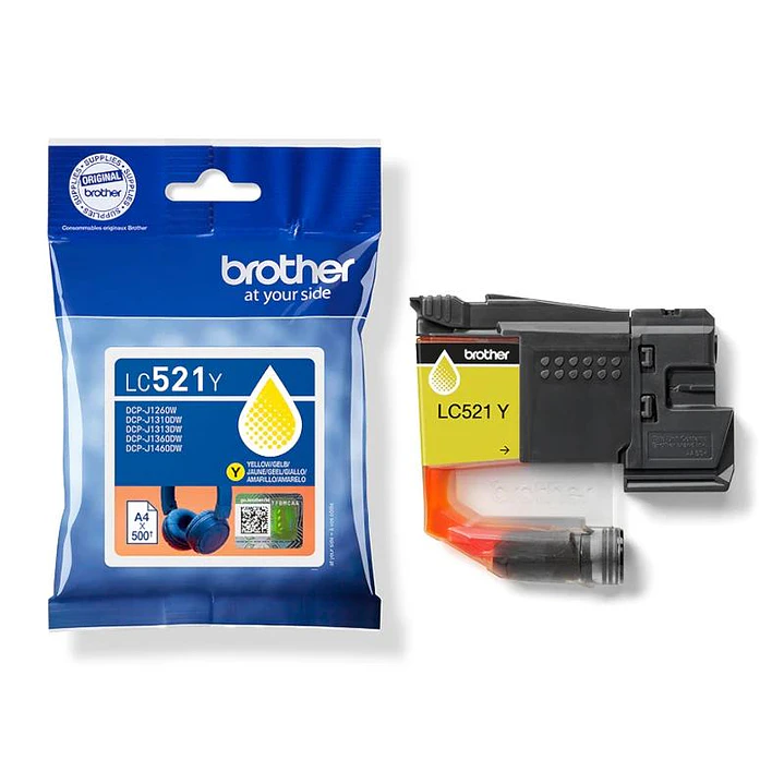 Brother Cartucho LC521Y Amarillo 3