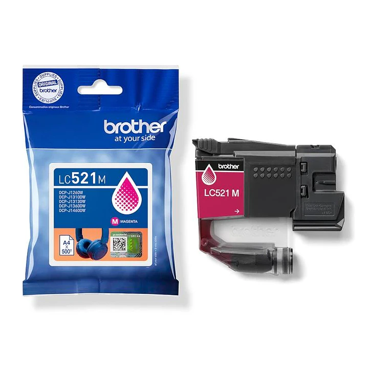 Brother Cartucho LC521M Magenta 3