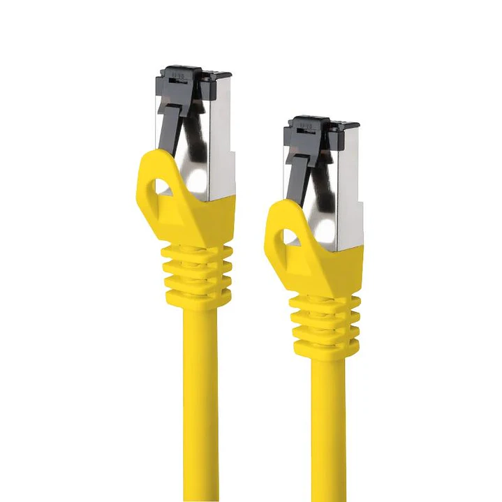 Nanocable Cable red Cat. 8.1 2GHZ SSTP Amarillo 1m 2