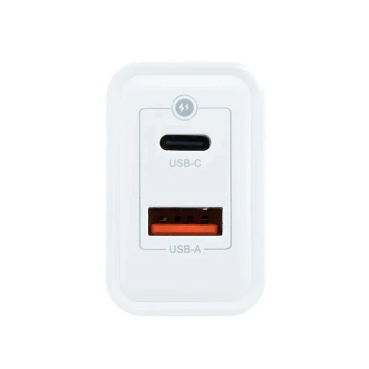 Coolbox Cargador Gan 30W USB-C/USB-A PARED 2
