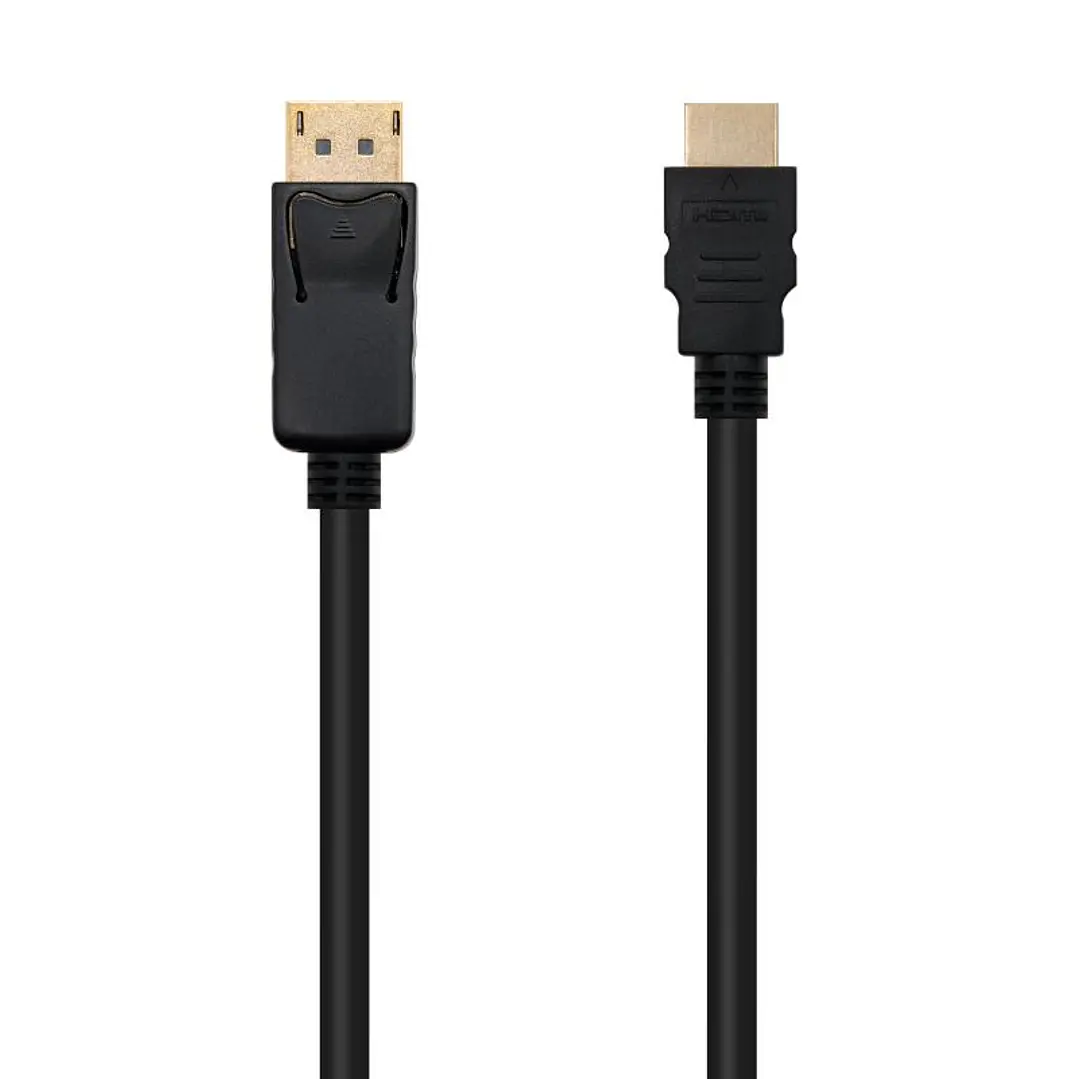 Nanocable Cable Conversor DP a HDMI Negro 10m 3