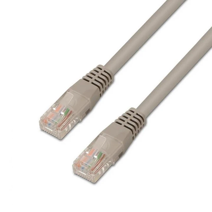 Aisens Latiguillo RJ45 CAT.6 UTP 2.0m Gris Cobre 1
