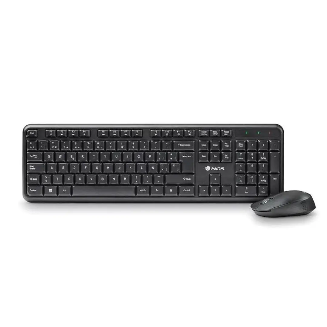NGS Kit teclado+raton Harmony Inalámbrico 12 Tecla 2