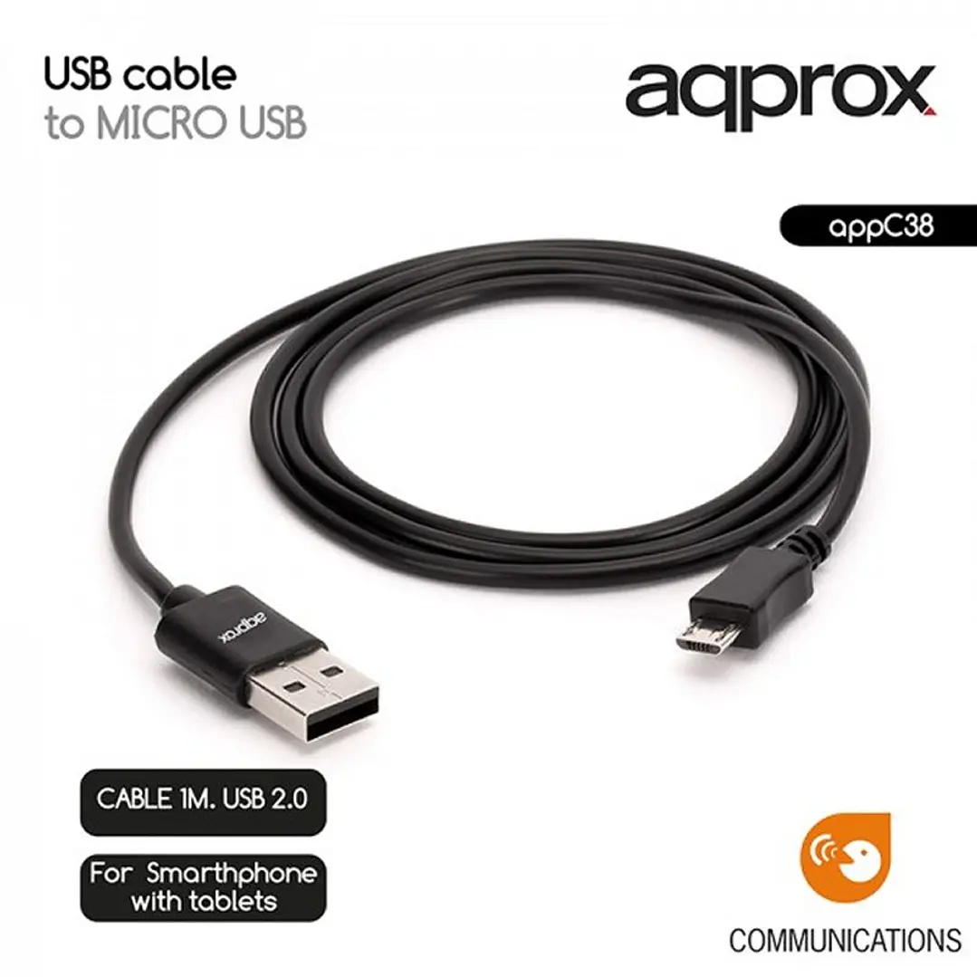 approx APPC38 Cable USB a Micro USB 2