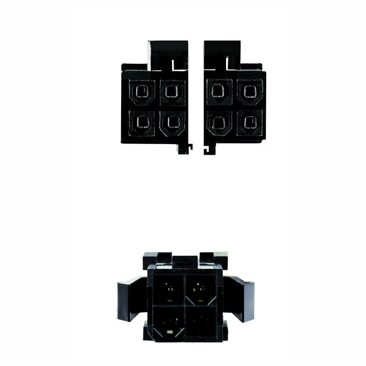 Nanocable Cable Alimentación 4PIN/H-4+4PIN/M, 15 c 2