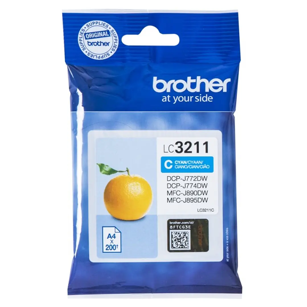 Brother Cartucho LC3211C Cyan 1