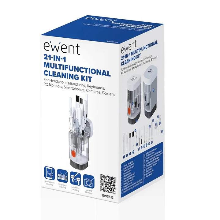 EWENT Kit de limpieza Multifuncional 21 en 1 4