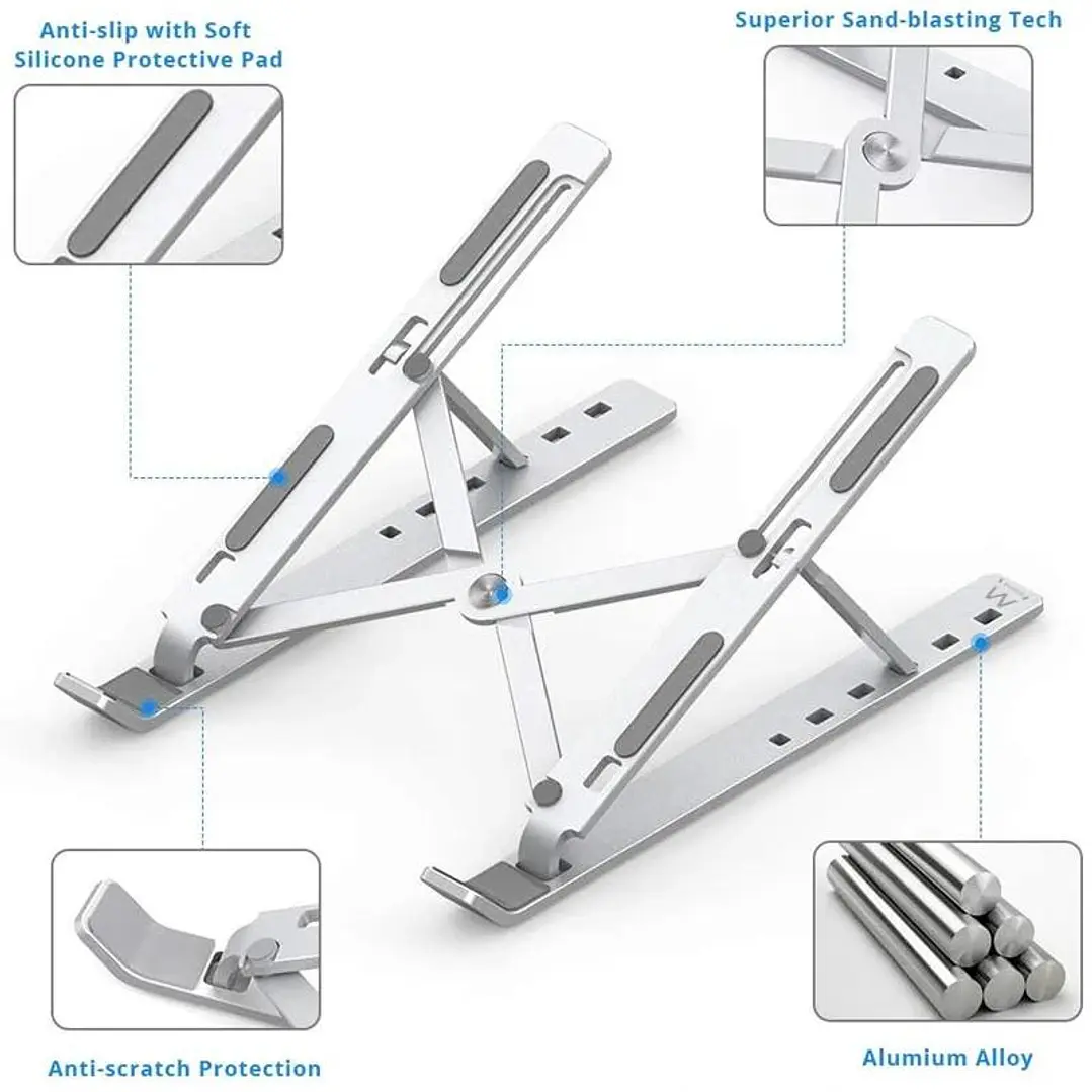 Ewent EW1266 soporte portátil viaje aluminio 17