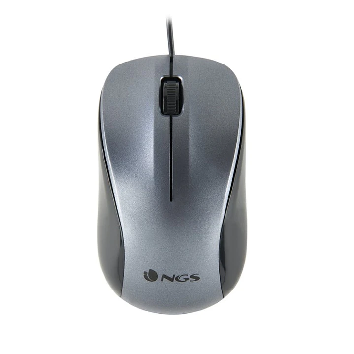 NGS Ratón Óptico WIRED GRAY 1