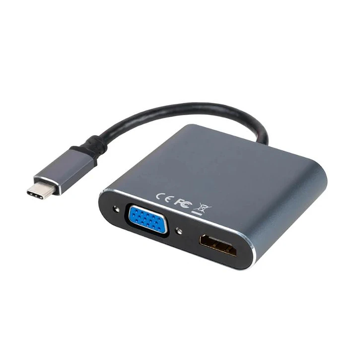 Nanocable Converosr USB-C a HDMI/VGA/USB3.0/PD 3