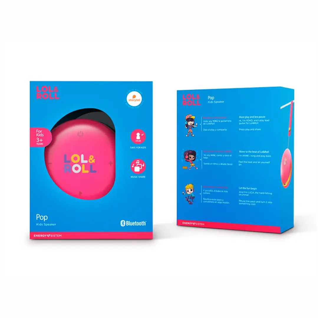 Energy Sistem Altavoz Lol&Roll Pop Kids Pink 4