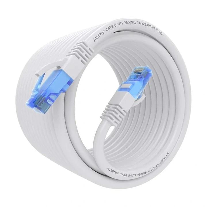 Aisens Cable RJ45 CAT.6 UTP AWG26 CCA Blanco 10m 2