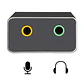Ewent Cable adaptador de audio USB tipo C/ Jack - Thumbnail 2