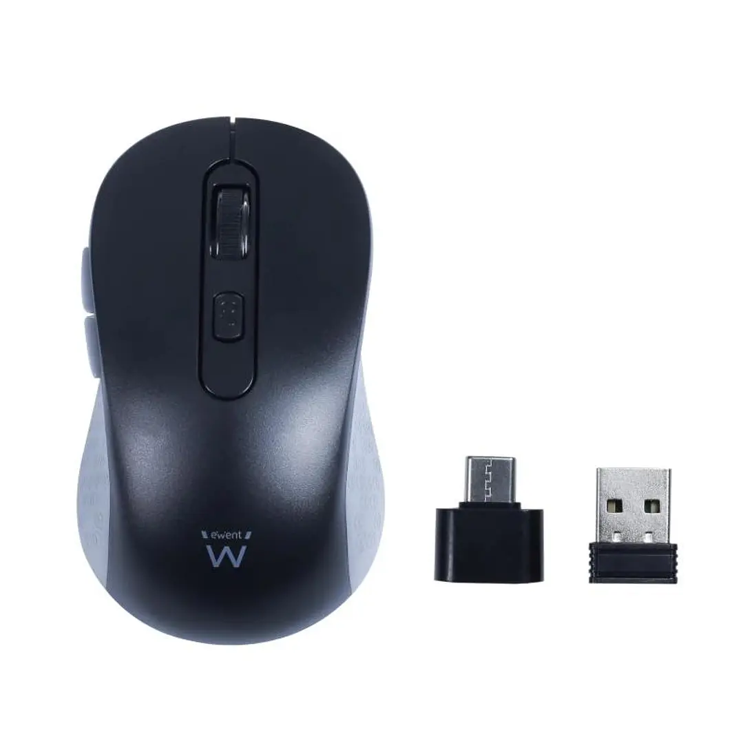 EWENT EW3204 Ratón inalámbrico 2.4GHz click silen 1
