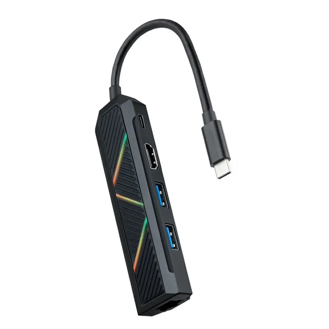 Nanocable Hub USB-C 5 en 1 USB-A+USB-C+HDMI+RJ45 1