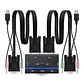 Nanocable KVM Switch VGA USB 1u-2PC+Cable - thumbnail 1