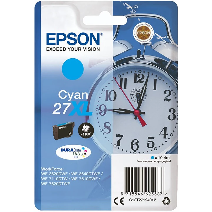 Epson Cartucho T2712XL Cyan 1