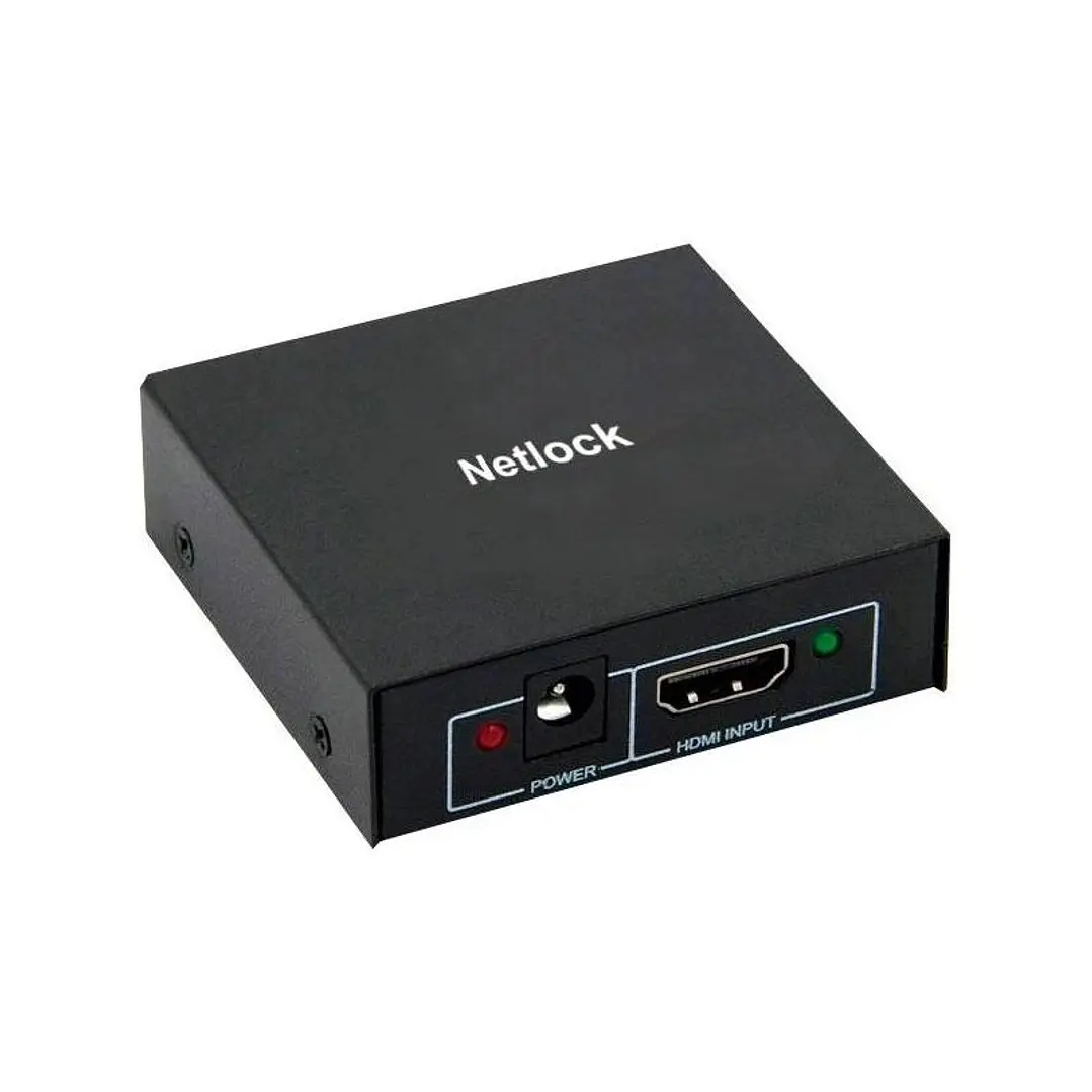 Netlock Splitter HDMI 4K/30Hz de 2 puertos mini 1