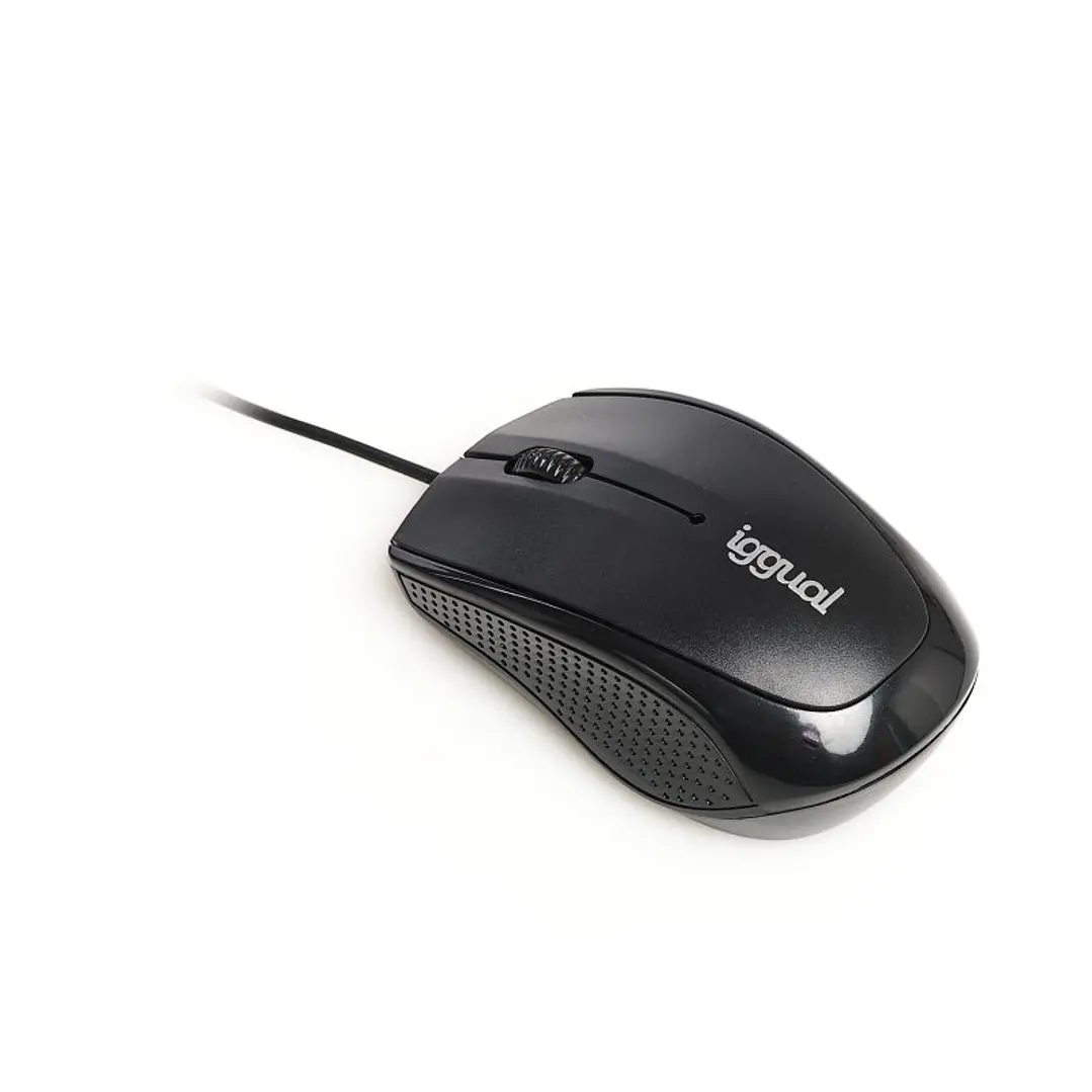 iggual Ratón óptico COM-BASIC-800DPI negro 1