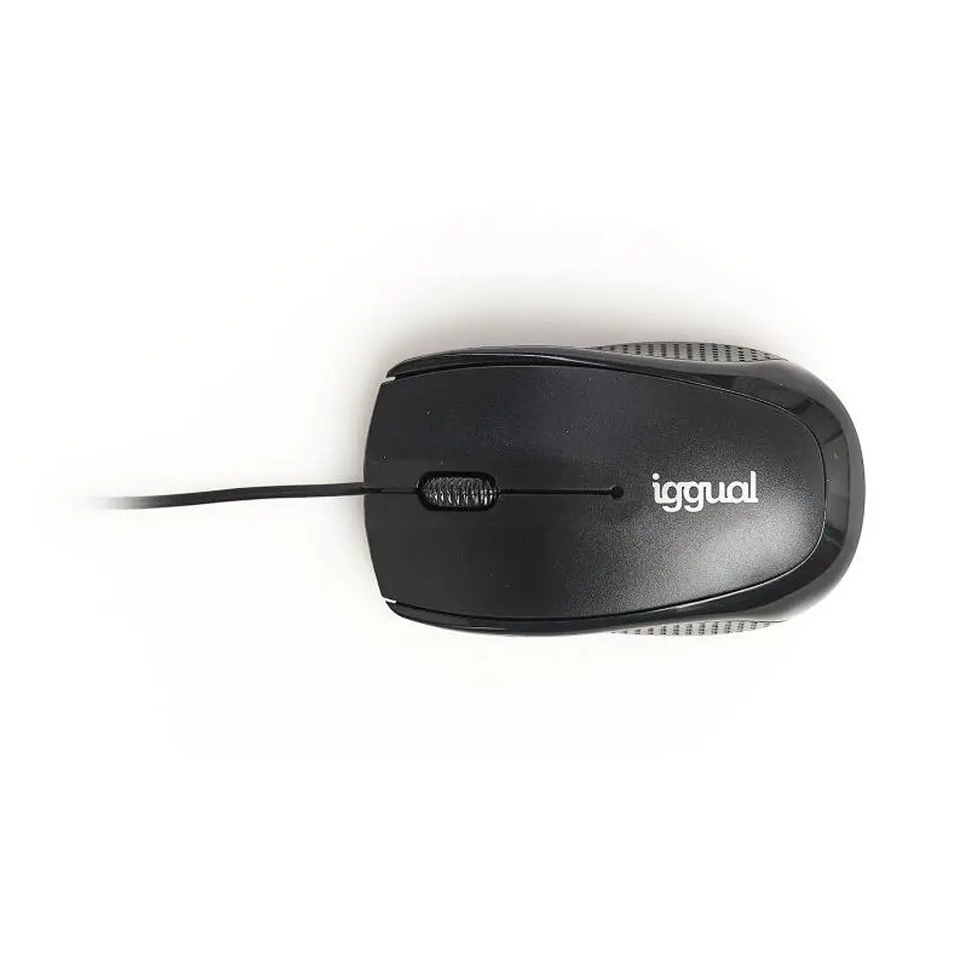 iggual Ratón óptico COM-BASIC-800DPI negro 2