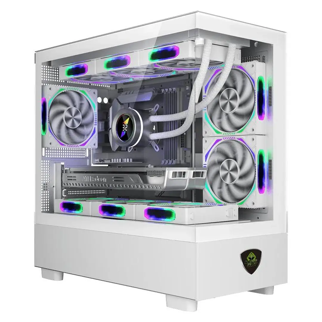 Keep Out Caja M-atx XC-301W 3FANS Usb3.0 White 2