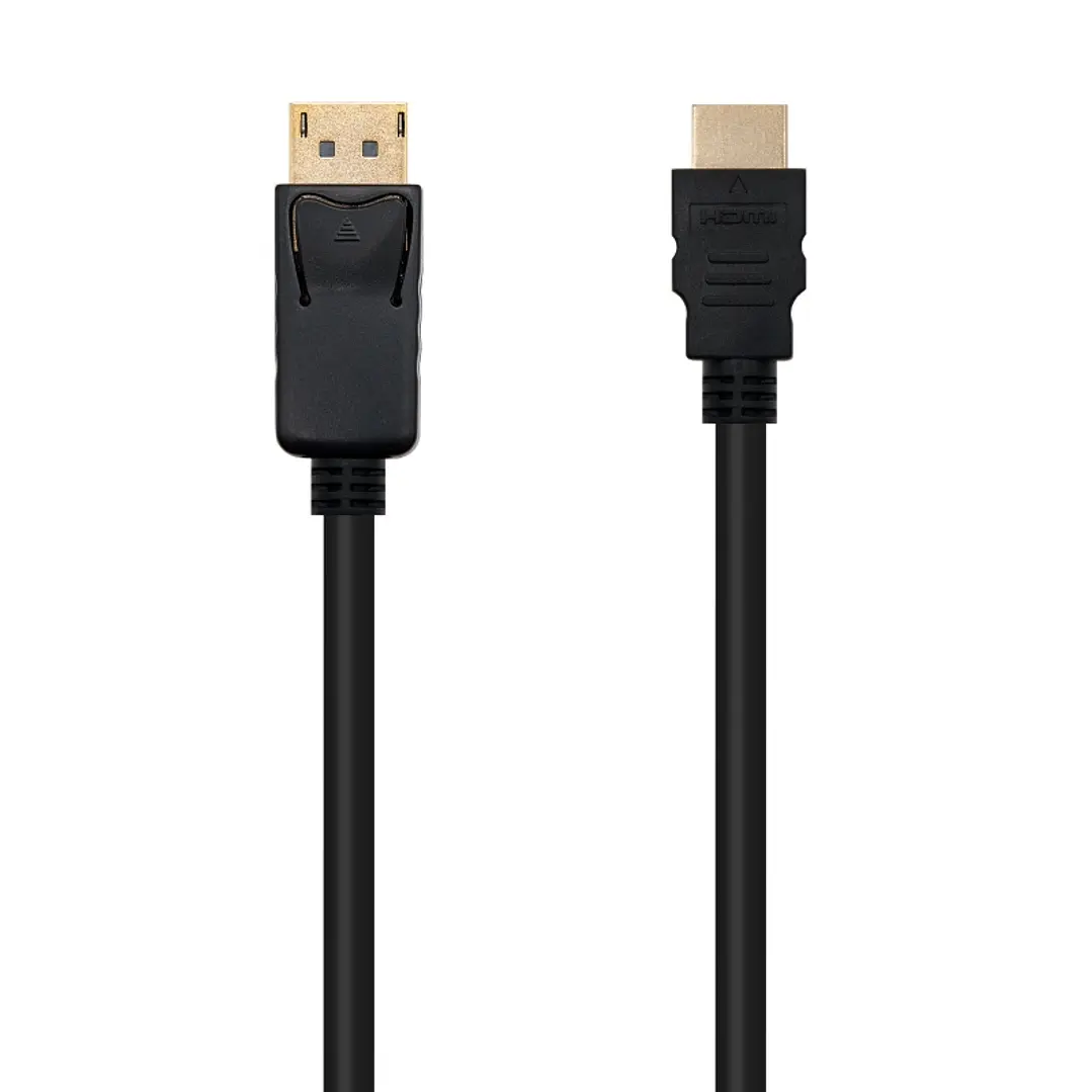 Nanocable Cable Conversor DP a HDMI 2 M Negro 1