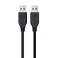 Nanocable Cable USB 3.0, tipo A/M-A/M, Negro, 1m - thumbnail 2