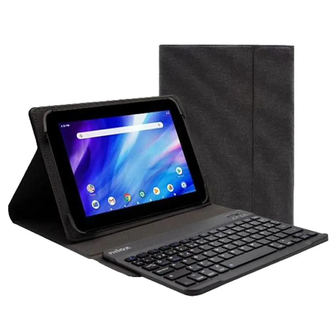 NILOX Funda tablet 9.7 a 10.5 teclado bt negro 1