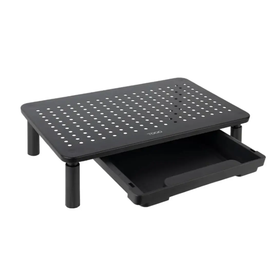 Tooq TQMR087 Soporte elevador monitores con cajón 3