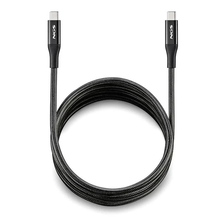 NGS Cable carga rapida USB C a USB C de 2 m 1