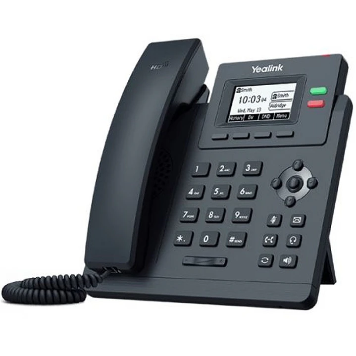 YEALINK SIP-T31G, 2 cuentas, CON PoE, SIN PSU 3