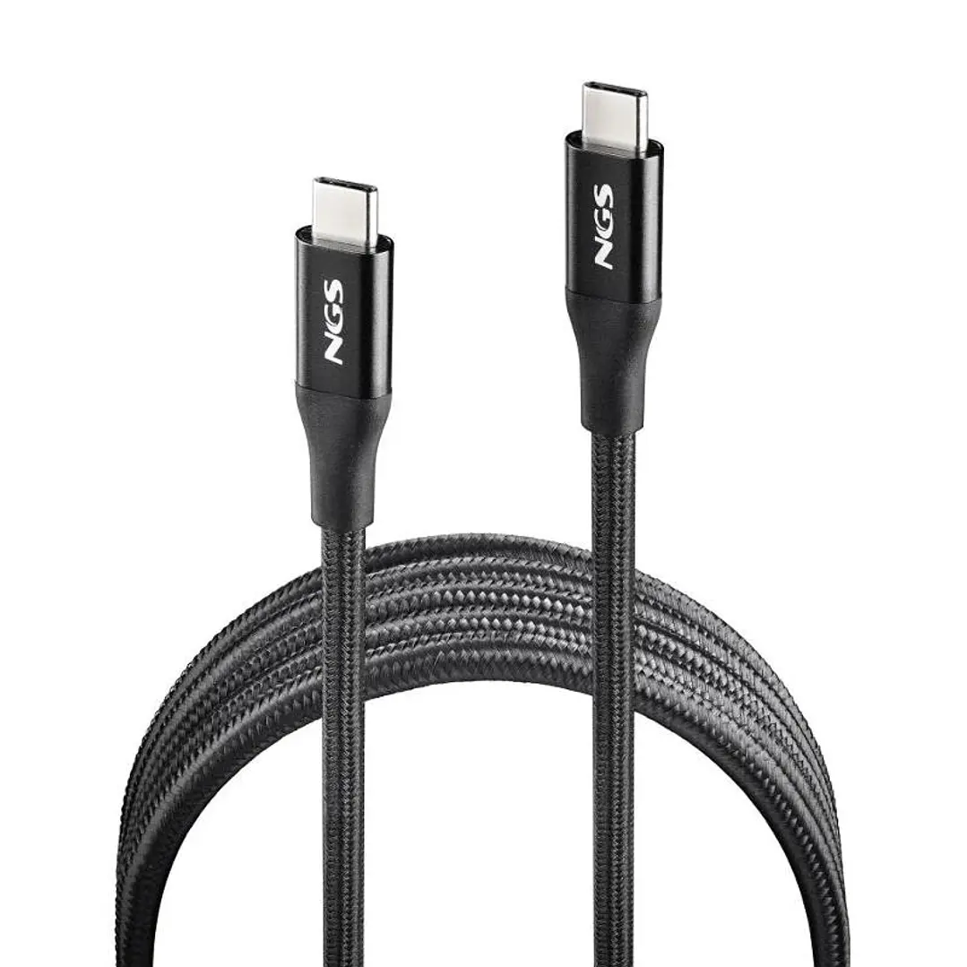 NGS Cable carga rapida USB C a USB C de 2 m 2